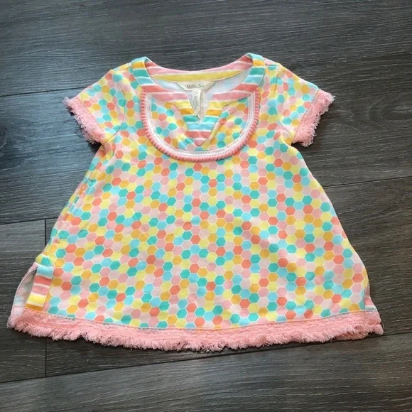 Matilda Jane Dream Chasers Dots On Dots Swim Coverup Girls Size 2 - Picture 2 of 12